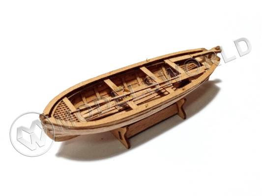 Набор для постройки модели Ял 4-весельный XVIII-XIX в. Масштаб 1:72