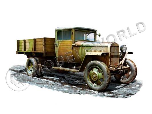 Склеиваемая пластиковая модель советский грузовик ММ, мод. 1943 г. Масштаб 1:35