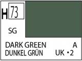 Краска водоразбавляемая художественная MR.HOBBY DARK GREEN (полуматовая), 10 мл - фото 1