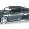 Модель автомобиля Audi R8 V10, зеленый металлик. H0 1:87