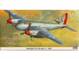 Склеиваемая пластиковая модель самолёта Mosquito FB Mk.6 "IDF". Масштаб 1:72