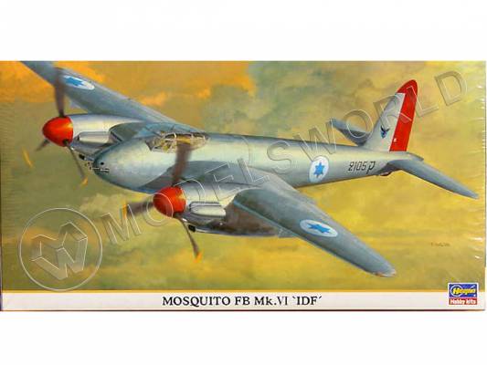 Склеиваемая пластиковая модель самолёта Mosquito FB Mk.6 "IDF". Масштаб 1:72