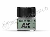Акриловая лаковая краска AK Interactive Real Colors. RLM 65 (1941). 10 мл