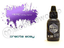 Акриловая краска Pacific88 Aero Сталь жженая фиолетовая (Burnt purple steel), 18 мл