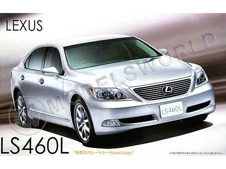 Склеиваемая пластиковая модель автомобиль Lexus LS460L. Масштаб 1:24