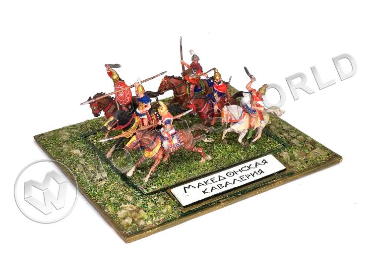 Готовая модель, миниатюра "Македонская кавалерия" 6 фигур в масштабе 1:72 - фото 1