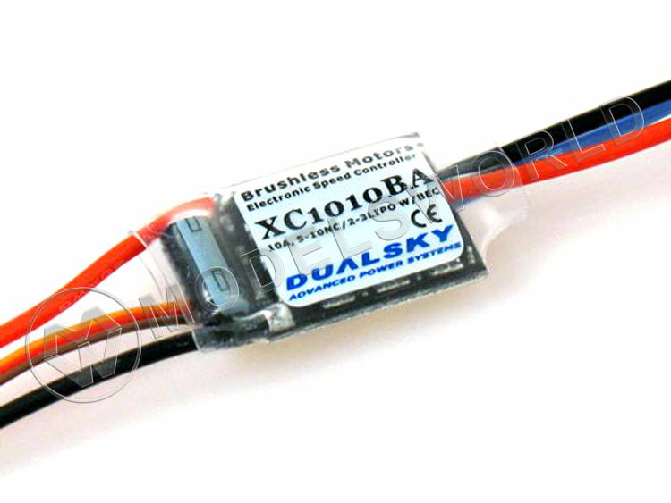 Электронный регулятор скорости DUALSKY ESC 10A, 2-3 банки