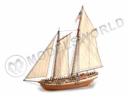Набор для постройки модели корабля VIRGINIA американская военная шхуна. Масштаб 1:41