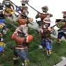 Готовая модель, миниатюра "Австрийские мушкетеры" 20 фигур в масштабе 1:72