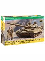 Склеиваемая пластиковая модель Советский основной боевой танк Т-62М. Масштаб 1:35
