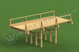 Набор для постройки модели Деревянный мост легкого класса Л. Масштаб 1:35