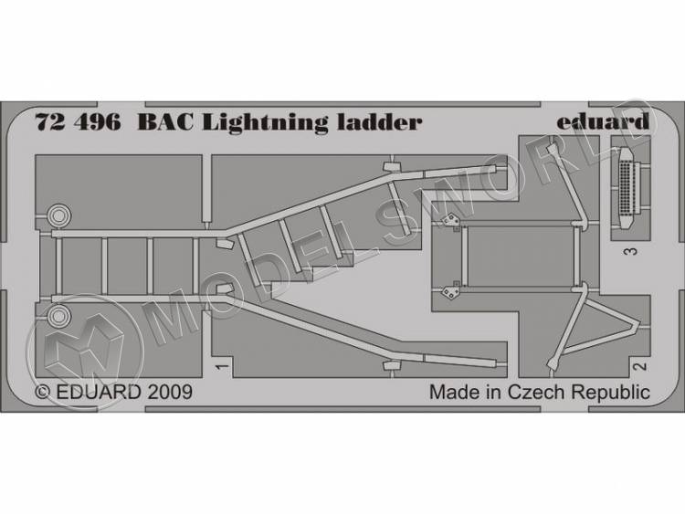 Фототравление трап для модели BAC Lightning, Trumpeter. Масштаб 1:72 - фото 1