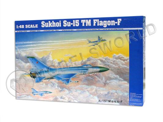 Склеиваемая пластиковая модель самолета Sukhoi Su-15 TM Flagon-F. Масштаб 1:48