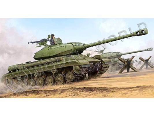 Склеиваемая пластиковая модель тяжелого танка Soviet IS-4 Heavy Tank. Масштаб 1:35