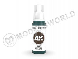 Акриловая краска AK Interactive 3rd GENERATION Ink. Turquoise. 17 мл