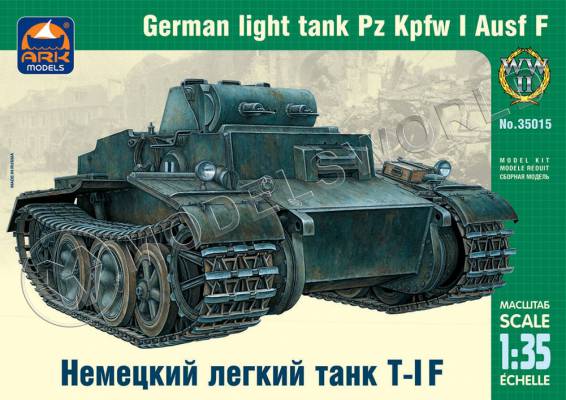 Склеиваемая пластиковая модель Немецкий лёгкий танк T-IF. Масштаб 1:35