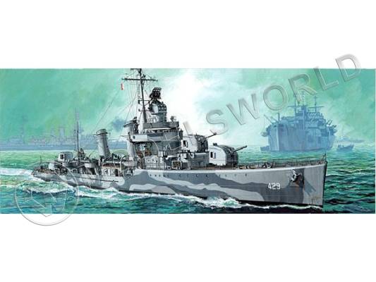 Склеиваемая пластиковая модель Эсминец U.S.S Livermore DD-429, 1942 г. Масштаб 1:350