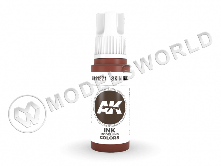 Акриловая краска AK Interactive 3rd GENERATION Ink. Skin. 17 мл - фото 1