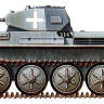Склеиваемая пластиковая модель Немецкий лёгкий танк Pz.Kpfw.II Ausf.D. Масштаб 1:35