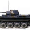 Склеиваемая пластиковая модель Немецкий лёгкий танк Pz.Kpfw.II Ausf.D. Масштаб 1:35