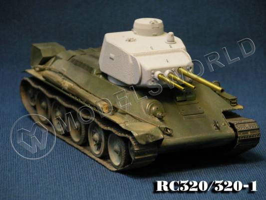 Конверсионный набор для танка Т-34 обр. 1941 г, в трехпушечный танк Т-34-3. Масштаб 1:35
