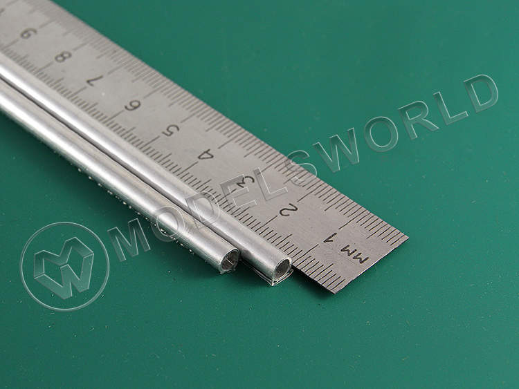 Тонкостенная алюминиевая трубка 4.8x0.35 мм, 1 шт - фото 1