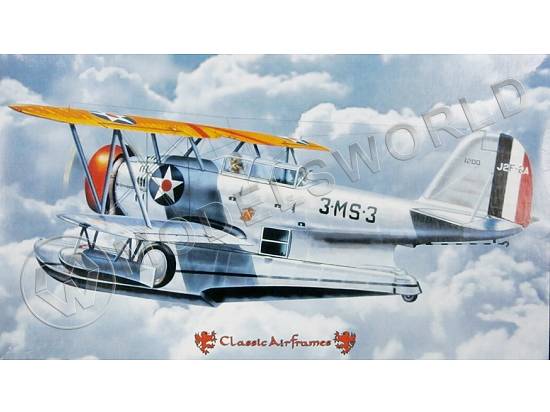 Склеиваемая пластиковая модель Самолет амфибия Grumman J2F-1. Масштаб 1:48 - фото 1
