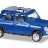 Модель автомобиля Mini Cooper, синий металлик. H0 1:87