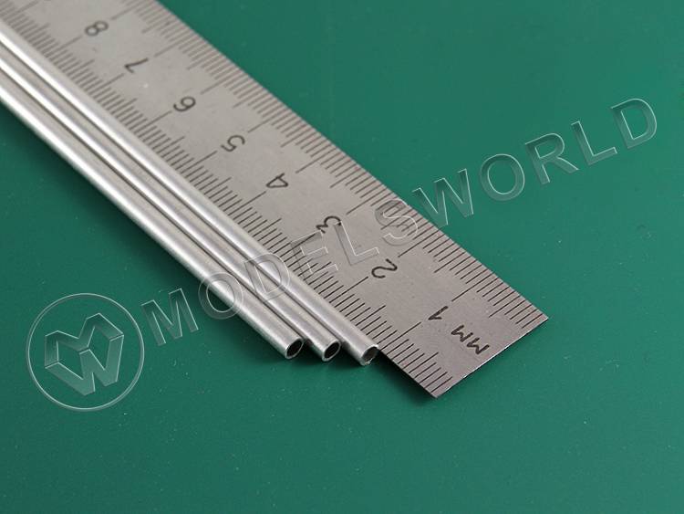 Тонкостенная алюминиевая трубка 3.2x0.35 мм, 3 шт