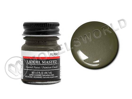 Эмалевая краска Model Master 2090 Enamel paint Braunviolett - RLM 81 - SATIN, 14.7 мл - фото 1