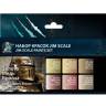 Набор акриловых красок под кисть Jim Scale металлики "Золото, медь, бронза"