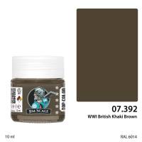 Спиртовая краска Jim Scale ВВI Хаки-коричневый (WWI British Khaki Brown), 10 мл