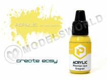 Акриловая краска Pacific88 Желтая сера бледная (Pale Yellow sulfur), 10 мл