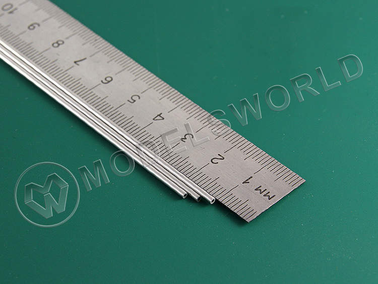 Тонкостенная алюминиевая трубка 1.6x0.35 мм, 3 шт