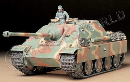 Склеиваемая пластиковая модель немецкий танк Destroyer Jagdpanther, конец 1944 г. Масштаб 1:35 - фото 1