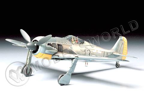 Склеиваемая пластиковая модель самолета Focke-Wulf Fw 190 A-3. Масштаб 1:48 - фото 1