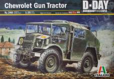 Склеиваемая пластиковая модель автомобиль Chevrolet gun tractor. Масштаб 1:35