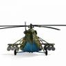 Склеиваемая пластиковая модель Вертолет Ми-8МТ. Масштаб 1:72