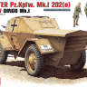 Склеиваемая пластиковая модель бронеавтомобиль Leicher Pz.kpfw 202(e) с экипажем. Масштаб 1:35