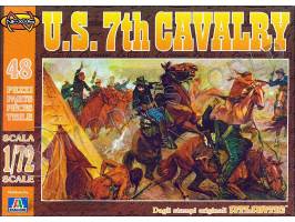 Фигуры US 7th Cavalrt (7-ой кавалерийский полк США). Масштаб 1:72 