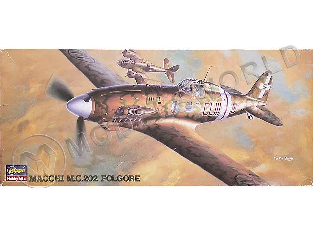 Склеиваемая пластиковая модель самолета Macci M.C 202 Folgore + КОМПЛЕКТ ДОПОЛНЕНИЙ. Масштаб 1:72 - фото 1