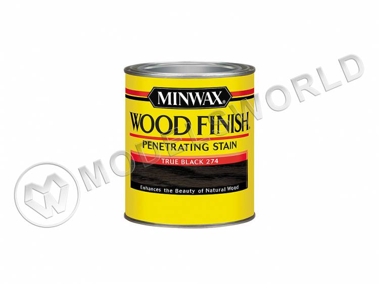 Морилка MinWax Wood Finish, черный, 237 мл - фото 1