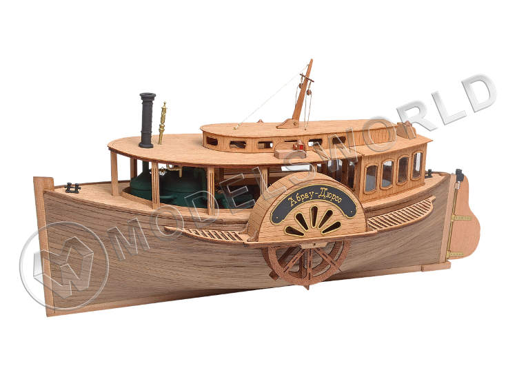 Набор для постройки модели парового катера Абрау-Дюрсо. Масштаб 1:48 - фото 1