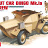 Склеиваемая пластиковая модель разведывательный бронеавтомобиль Dingo Mk.Ia с экипажем. Масштаб 1:35
