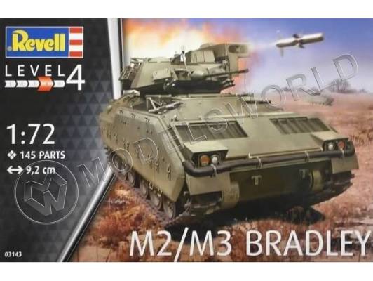 Склеиваемая пластиковая модель Американская БМП M2/M3 Bradley. Масштаб 1:72