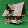 Набор для постройки модели Охотничий домик. Масштаб 1:35