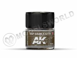 Акриловая лаковая краска AK Interactive Real Colors. RAF Dark Earth. 10 мл