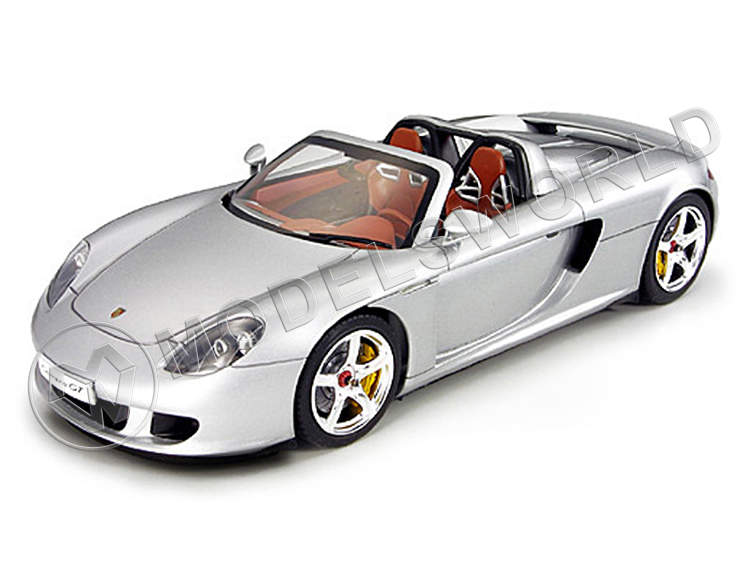 Склеиваемая пластиковая модель автомобиля Porsche Carrera GT. Масштаб 1:24 - фото 1