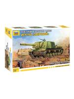 Склеиваемая пластиковая модель ИСУ-152. Подарочный набор. С красками. Масштаб 1:72