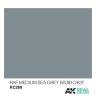 Акриловая лаковая краска AK Interactive Real Colors. RAF Medium Sea Grey BS381C/637. 10 мл